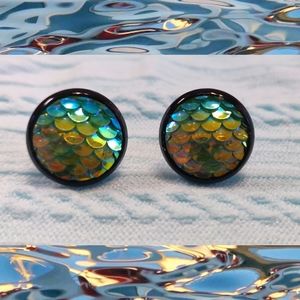 3/$15 Dragon/Mermaid scales green color